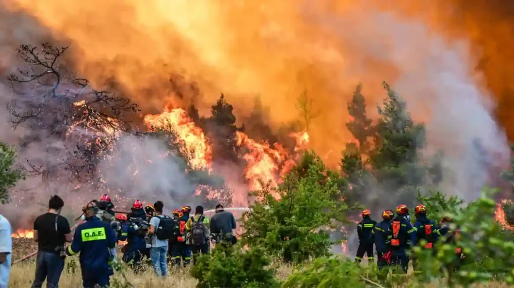 Greece Wildfire Risk: Attica, Boeotia and Evia on High Alert Greece Wildfire Risk: Attica, Boeotia and Evia on High Alert