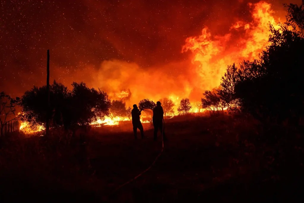 Greece Wildfire Risk: Attica, Boeotia and Evia on High Alert